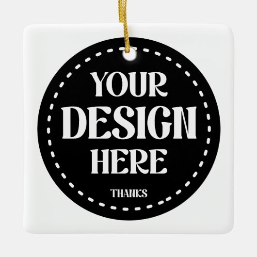 Creative, modern, sleek & imaginative keramisch ornament (Voorkant)