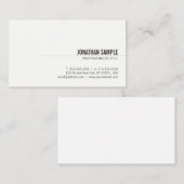 Creative Moderne Eenvoudige Professionele Cute Cut Visitekaartje (Voorkant / Achterkant)