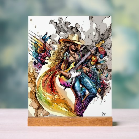 Creative Music Mozaïek 8x10 Prints Acryl Bord (Neutraal)