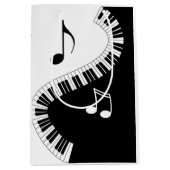Creative Musicians Piano Keys Wedding Medium Cadeauzakje (Voorkant)