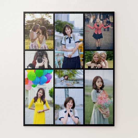Creative Nine Image Keepsake Photo Puzzle Legpuzzel (Verticaal)