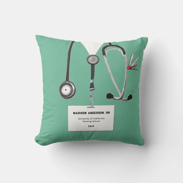 Creative Nurse Afstuderen Gift Kussen (Voorkant)