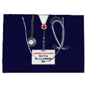 Creative Nurse Afstuderen Grote Geschenktas Groot Cadeauzakje (Achterkant)
