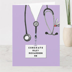Creative Nurse Afstuderen Kaart