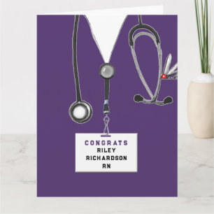 Creative Nurse Afstuderen Kaart