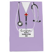 Creative Nurse Afstuderen Medium Gift Bag Cadeauzakje (Voorkant)