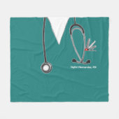 Creative Nurse Fleece Blanket (Voorkant (Horizontaal))