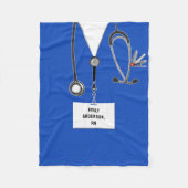 Creative Nurse Fleece Deken (Voorkant)