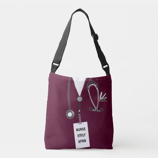 Creative Nurse Gift Crossbody Tas (Voorkant)