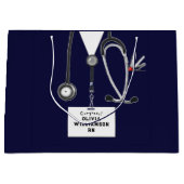 Creative Nurse Graduation Large Gift Bag Groot Cadeauzakje (Voorkant)