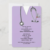 Creative Nurse Graduation Party Kaart (Voorkant)