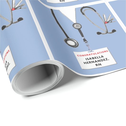 Creative Nursing School Afstudeerder Cadeaupapier (Rol Hoek)