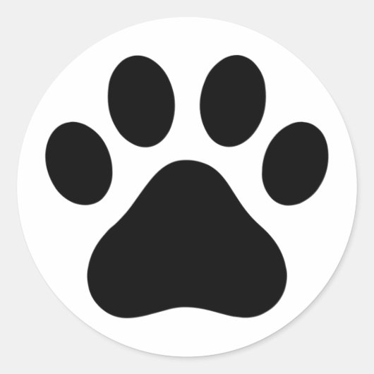 Creative Pet Paw Round Stickers Designed for Daily (Devant)