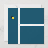 Creative Pickleball Party Kaart (Achterkant)