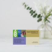 Creative Professional Landscaping Motif Visitekaartje (Staand voorkant)