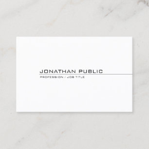Creative Professional Modern Minimalistisch Visitekaartje
