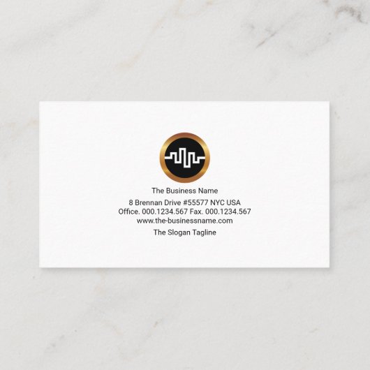 Creative Re-Bars gradiëntdriehoektechniek Visitekaartje (Achterkant)