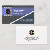 Creative Re-Bars gradiëntdriehoektechniek Visitekaartje (Voorkant / Achterkant)