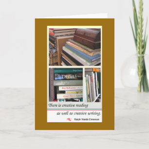 Creative Readin quote-kaart Kaart