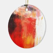 Creative Red Abstract Keramisch Ornament (Links)