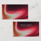 Creative Red Ombre Uniek Visitekaartje (Voorkant / Achterkant)