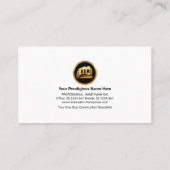 Creative Rooftop Letter-R-verwijdering Visitekaartje (Achterkant)