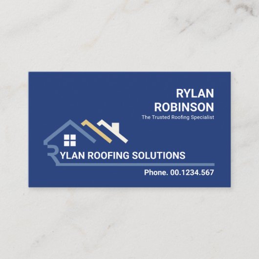 Creative Rooftop Letter-R-verwijdering Visitekaartje (Voorkant)