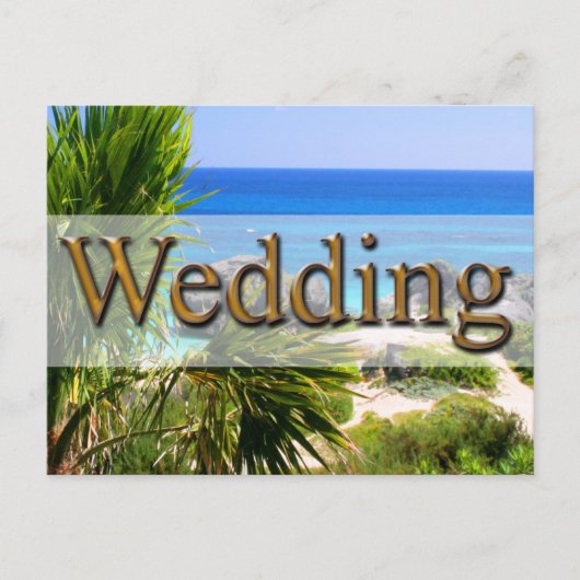 Creative Save the Date Card Aankondigingskaart (Voorkant)