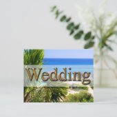 Creative Save the Date Card Aankondigingskaart (Staand voorkant)