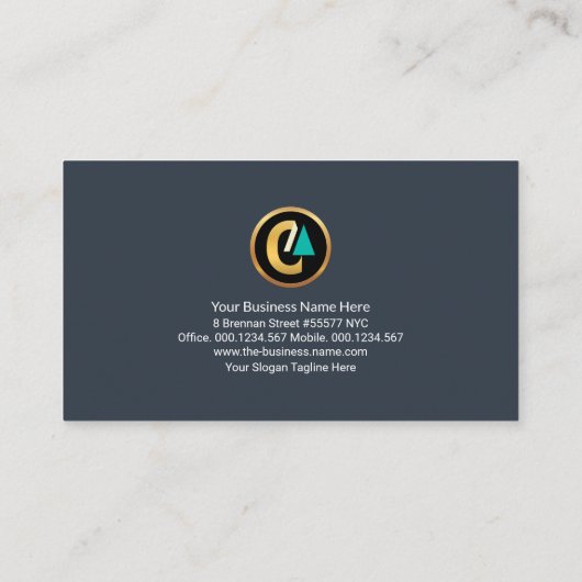Creative Silver Re-Bar Lines Construction Engineer Visitekaartje (Achterkant)