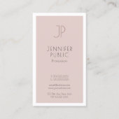 Creative Simple Design Trendy Artistic Plain Luxe Visitekaartje (Voorkant)