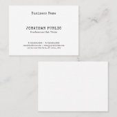 Creative Simple Nostalgic Classic look Design Cool Visitekaartje (Voorkant / Achterkant)