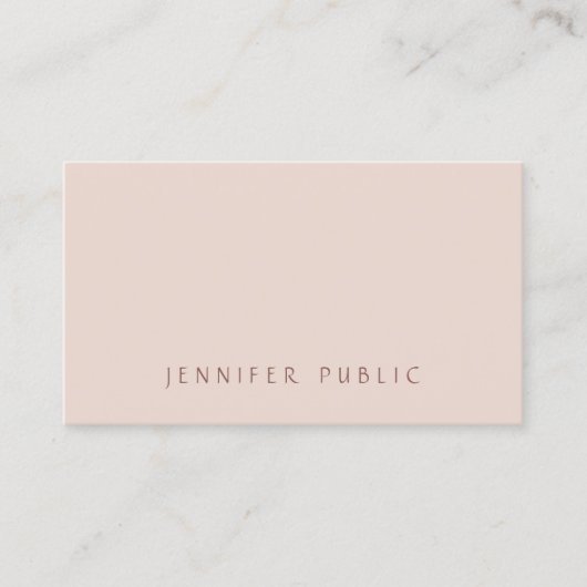 Creative Simple Professional Moderne, elegante kle Visitekaartje (Voorkant)