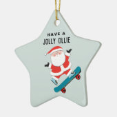 Creative skateboarding-cadeau keramisch ornament (Links)