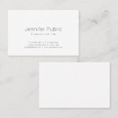 Creative Slank Design Moderne Gewoon Professional Visitekaartje (Voorkant / Achterkant)