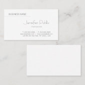 Creative Smart Design Modern Gewoon Professional Visitekaartje (Voorkant / Achterkant)