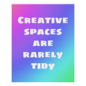 Creative Spaces is een zeldzaam onbeleefd Poster Perfect Poster (Voorkant)