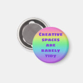 Creative Spaces is zelden Tidy Magnet Magneet (Voorkant / Achterkant)