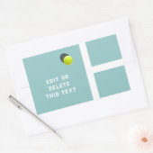 Creative Tennis Rechthoekige Sticker (Envelop)