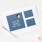 Creative Tennis Rechthoekige Sticker (Envelop)
