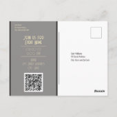 Creative Tiger Invitation Briefkaart met QR-code (Achterkant)