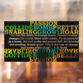 Creative Transformation Window Cling Raamsticker (Vel 2)