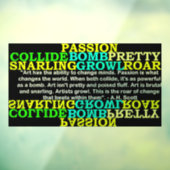 Creative Transformation Window Cling Raamsticker (Vel 3)