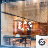 Creative Transformation Window Cling Raamsticker (Cafe Raam)