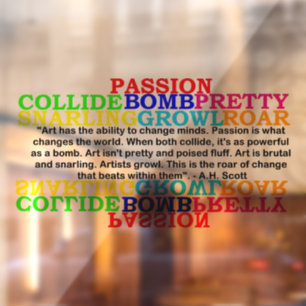 Creative Transformation Window Cling Raamsticker