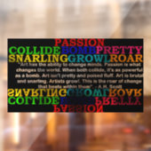 Creative Transformation Window Cling Raamsticker (Vel 2)