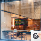 Creative Transformation Window Cling Raamsticker (Cafe Raam)