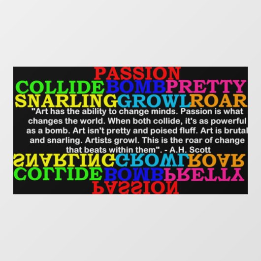 Creative Transformation Window Cling Raamsticker (Vel)