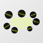 Creative Transformation Window Cling Raamsticker (Vel)