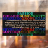 Creative Transformation Window Cling Raamsticker (Vel 2)